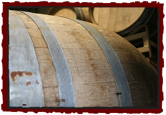 Oak cask, whiskey